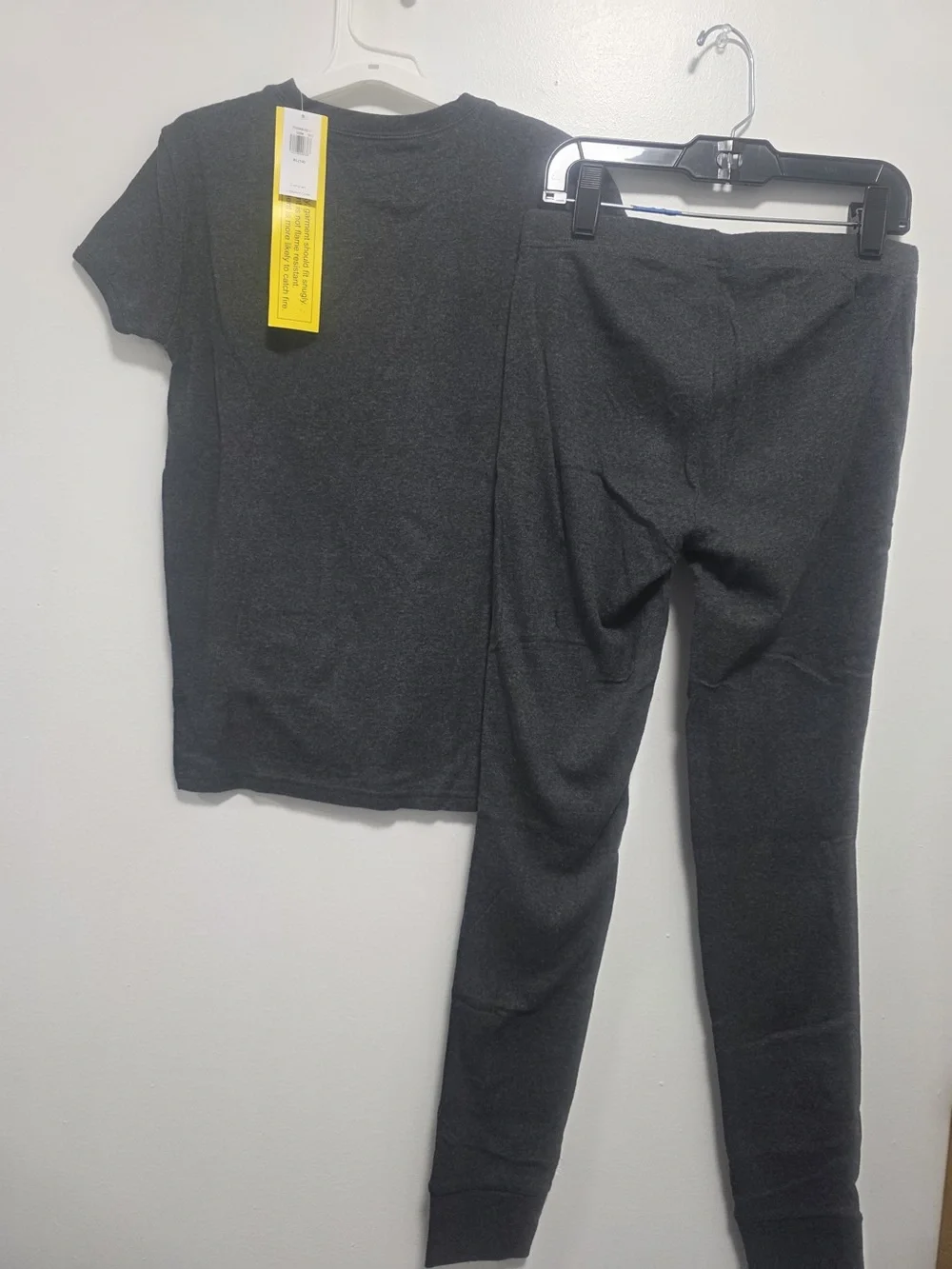Old Navy Charcoal Crewneck Tee with Blue Logo